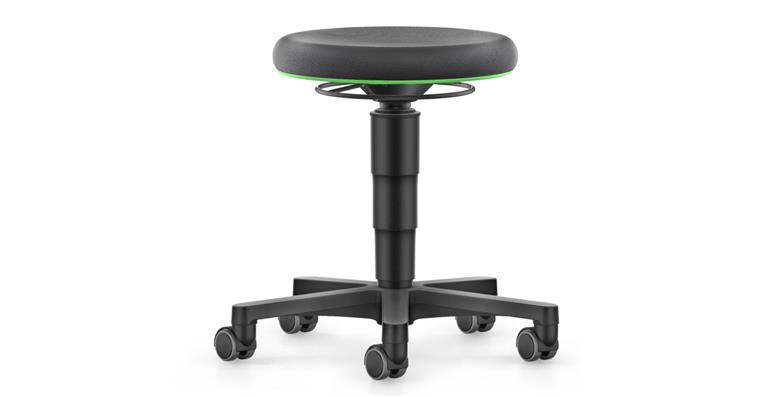 1082473110 Allround Hocker mit Rollen Supertec Farbring grün
