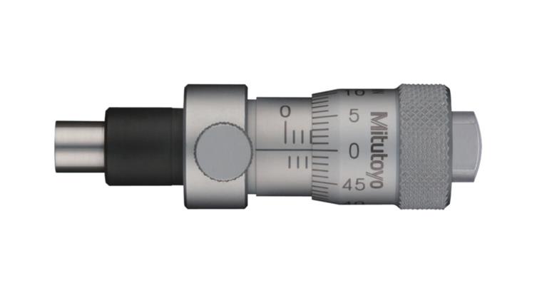 1001351179 Einbaumessschraube 0-6,5mm mit Feststellung flach ohne Klemmmutter