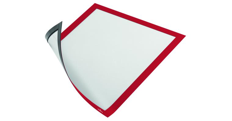 Info-Rahmen Duraframe Magnetic rot Außenmaße: 236 x 323 mm