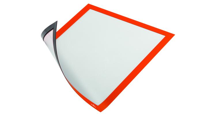 Info-Rahmen Duraframe Magnetic orange Außenmaße: 236 x 323 mm