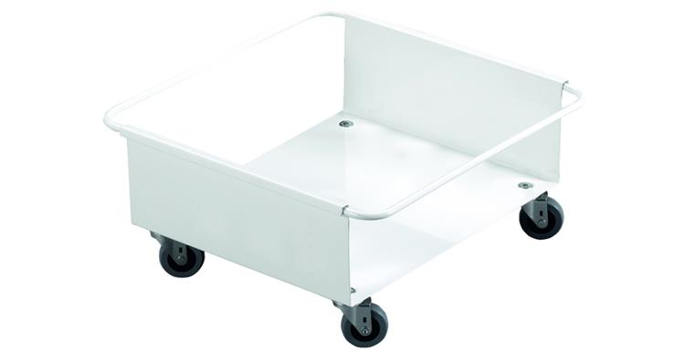 1085639101 Fahrwagen für Wertstoffsammler Durabin 60L 1085637-1085638, rechteckig, weiß