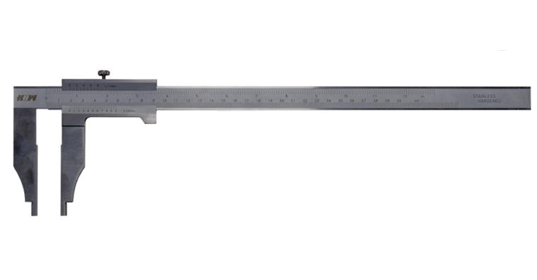 LIZZARD Werkstattmessschieber 0-300mm ohne Spitze ohne Feineinstellung Auflösung 0,05mm