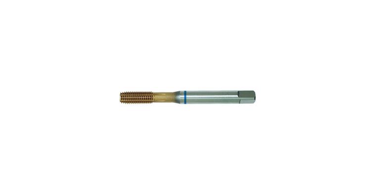 Machine thread former M DIN 376 shape C 2xD HSS-E-TiN w. lubrication grooves M12