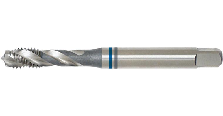 Blind hole screw tap M DIN 371 40° shape C 2.5xD HSS-E to 1,400 N/mm² M3