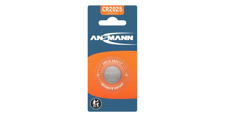 Lithium Knopfzelle CR2025 Pack = 1 Stück