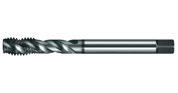 Maschinengewindebohrer Q-Tap DIN371 HSSE TiCN Form C ISO2 (6H) 40° M4