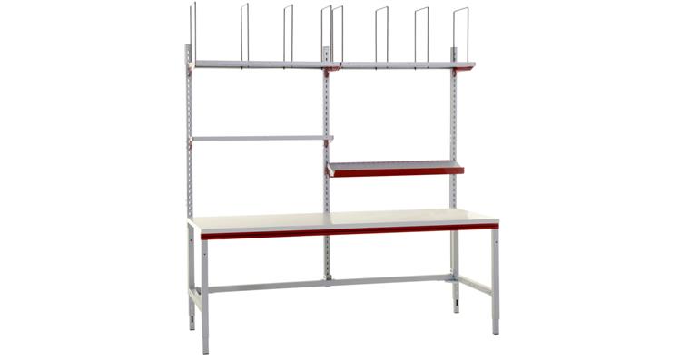 Komplettpackplatz FLEX Variante 1 B2000xT800xH690-960mm, RAL9006/3003