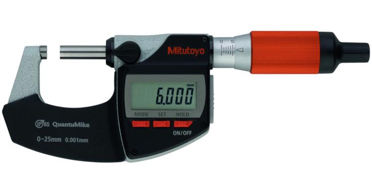 1031016901 Digitale Bügelmessschraube Messbereich 0-25 mm QuantuMike IP65 Datenausgang