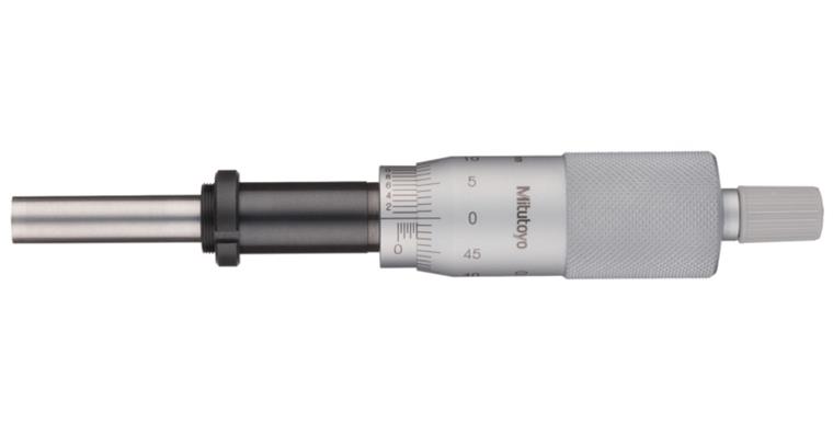 1001351228 Einbaumessschraube 0-25mm Ø21mm flach mit Klemmmutter 0,001 mm