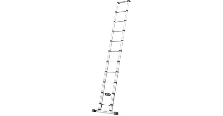 Teleskop-Sprossen-Anlegeleiter Compactstep L mit 11 Sprossen Länge max. 3,80 m