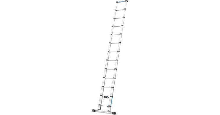 Teleskop-Sprossen-Anlegeleiter Compactstep L mit 13 Sprossen Länge max. 3,23 m
