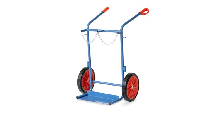 1081315203 Stahlflaschenkarre für 2x40-50 Liter Flaschen Ø 204-229 mm