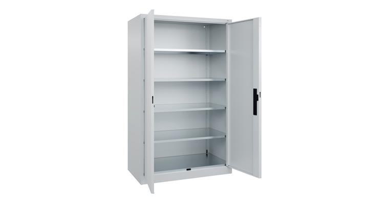 Flügeltür-Werkzeugschrank Acurado, 1950x1200x600mm RAL 7035/7035