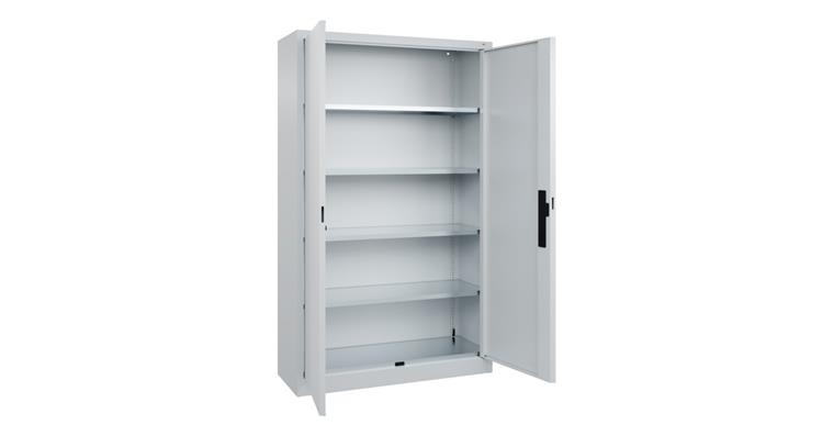 Flügeltür-Werkzeugschrank Acurado, 1950x1200x400mm RAL 7035/7035