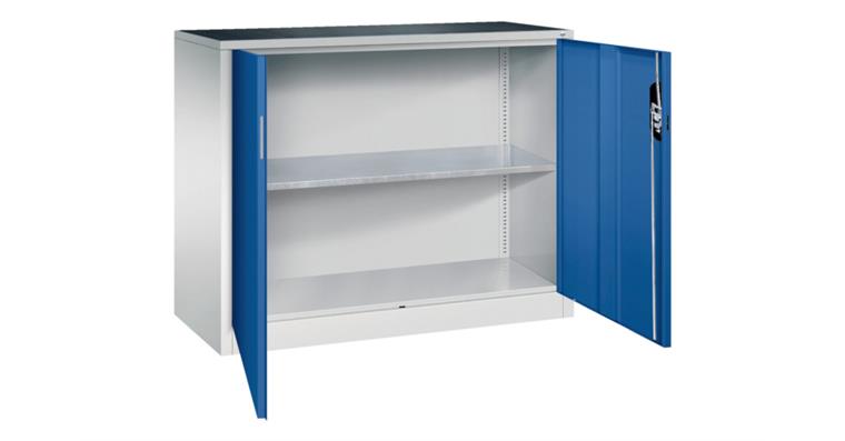 Flügeltürschrank 1000X1200X500 mm 1 Einlegeboden RAL 7035/5010