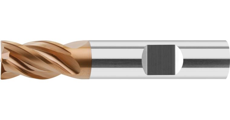 VHM-HPC-Schaftfräser INOX Duocon-Beschichtung Z4 HB-Schaft Ø 6 mm