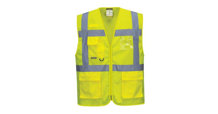 1002670068 Warnschutz-Weste C376 MeshAir Exekutiv gelb Gr. XXXL