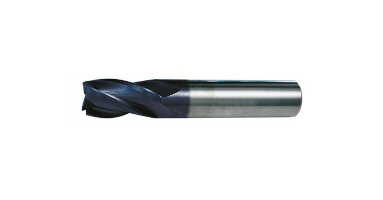 VHM-Bohrnutenfräser kurz TiAlN-beschichtet 30° Z4 HA-Schaft 2 mm