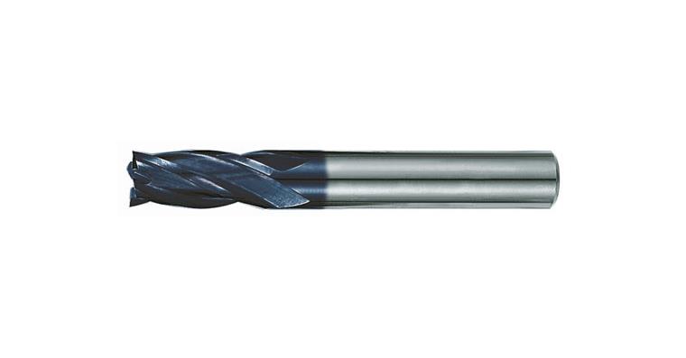 VHM-Bohrnutenfräser lang TiAlN-beschichtet 30° Z4 HA-Schaft 8 mm
