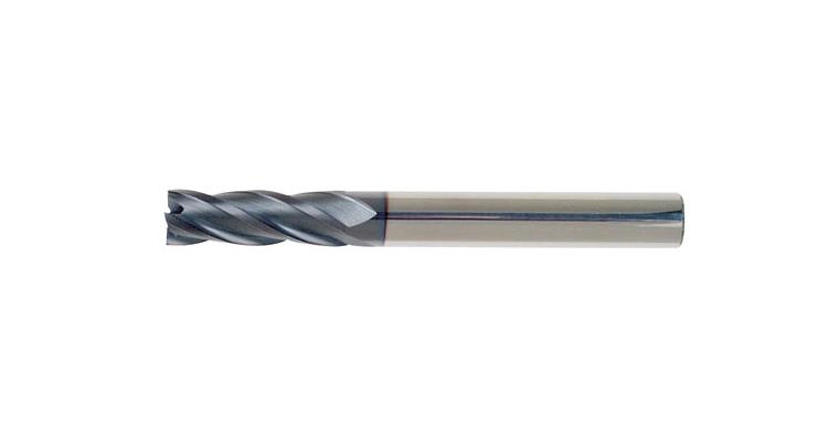VHM-Bohrnutenfräser lang TiAlN-beschichtet 30° Z4 HA-Schaft 4 mm