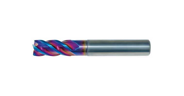 VHM-Schaftfräser BlueCut NaCo-beschichtet Gr.M HA Z4 Ø 10x72 mm