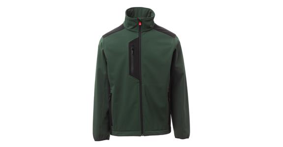 Softshell-Jacke Galway grün/schwarz Gr.3XL