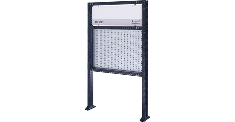 1083017102 Arbeitsinsel ABI 1525 H 2500 x B 1490 x T 140 mm RAL 7021/7035
