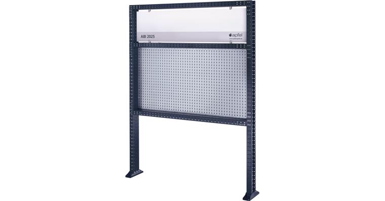 1083017103 Arbeitsinsel ABI 2025 H 2500 x B 1940 x T 140 mm RAL 7021/7035