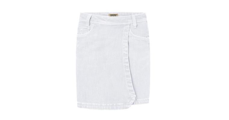 Damen Jeansskort X-Stretch weiß Gr. XS
