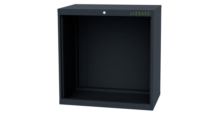 1084432110 Lizzard Schrankgehäuse leer, B900xT575xH1020mm RAL 7016