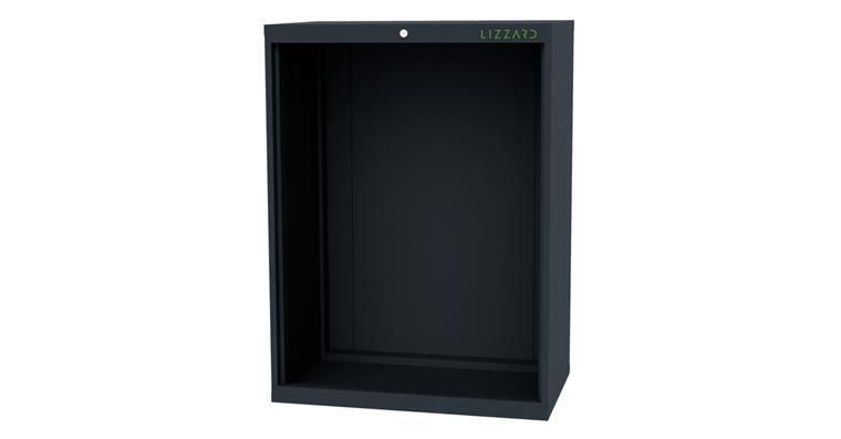 1084432113 Lizzard Schrankgehäuse leer, B900xT575xH1220mm RAL 7016