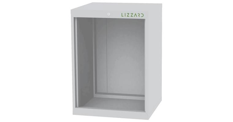 1084430105 Lizzard Schrankgehäuse leer, B600xT575xH820mm RAL 7035