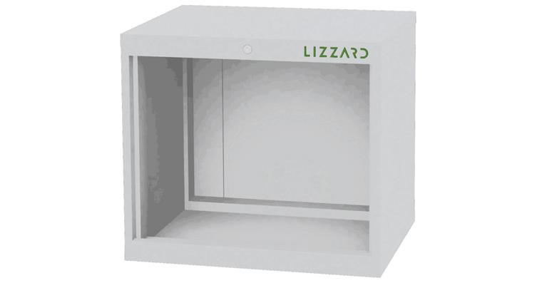 1084431102 Lizzard Schrankgehäuse leer, B700xT575xH620mm RAL 7035