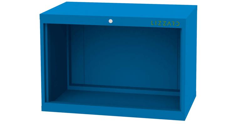 1084432103 Lizzard Schrankgehäuse leer, B900xT575xH620mm RAL 5012