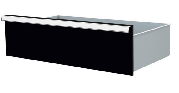 1084435122 Lizzard Schublade Vollauszug 80kg Tragkraft, B800x450mm, Front 250mm, RAL 7016
