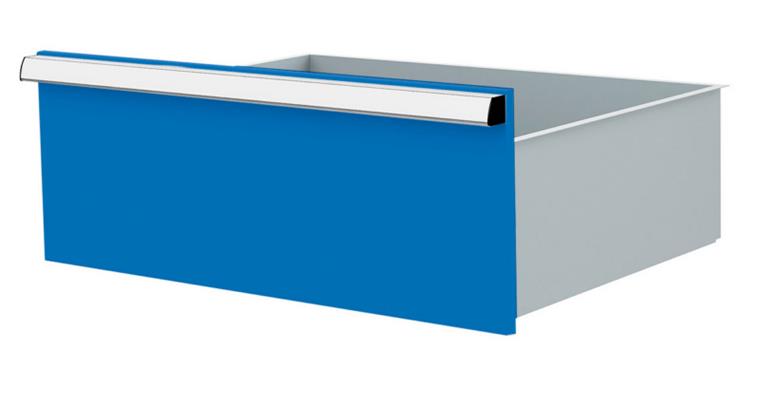 1084434124 Lizzard Schublade Vollauszug 80kg Tragkraft, B600x450mm, Front 250mm, RAL 5012