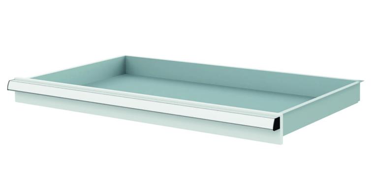 1084435105 Lizzard Schublade Vollauszug 80kg Tragkraft, B800x450mm, Front 75mm, RAL 7035