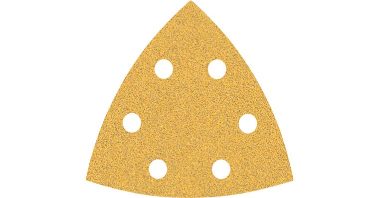 Corundum sandpaper for delta sanders grain 80 pack=5 pcs