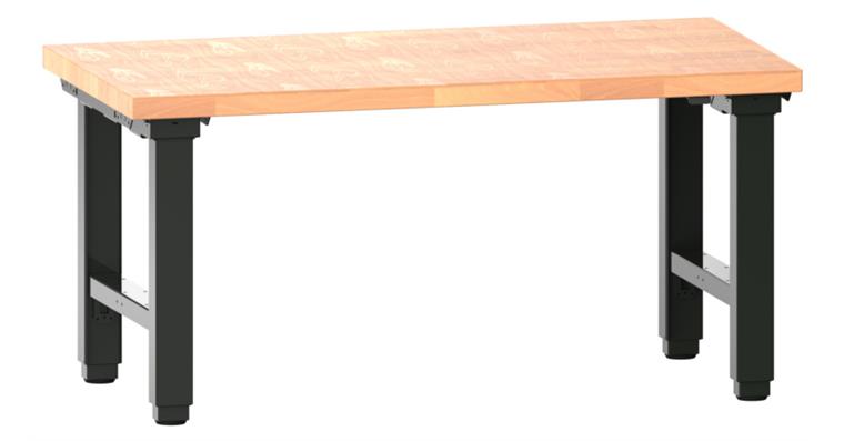 Arbeitstisch Quattro 1500x750x715-1215 mm 