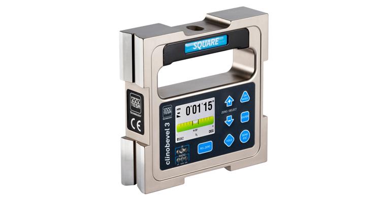 1038005201 Digitales Neigungsmessgerät CLINOBEVEL 3 SQUARE 60° 0,025 mm/m