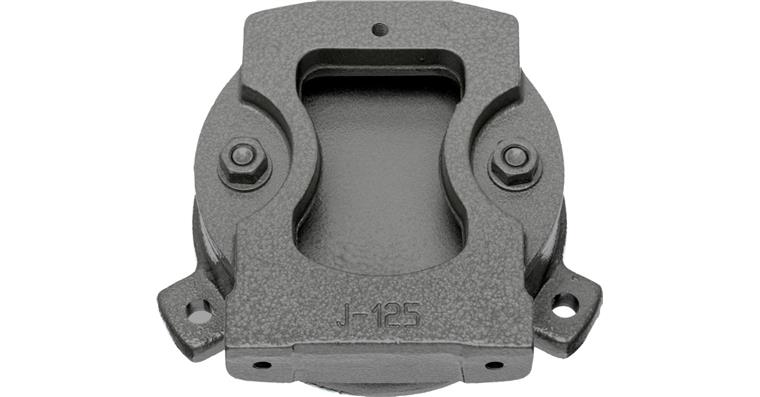 ATORN rotary base for 125 mm bench vice, green