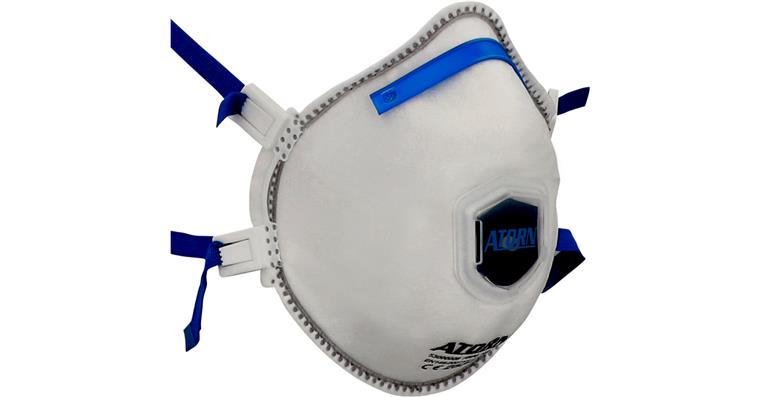 ATORN A-Mask 6 respirator, FFP3, pre-formed, with valve, pack of 5