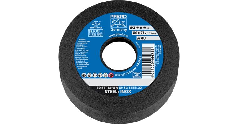 1001429228 Schleiftopf SG STEELOX ETT 80x8x22,23 mm