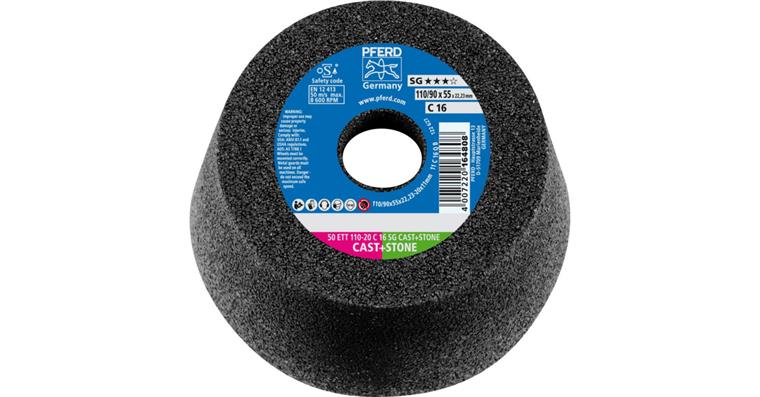 1001429230 Schleiftopf SG CAST+STONE ETT 110x20x22,23 mm