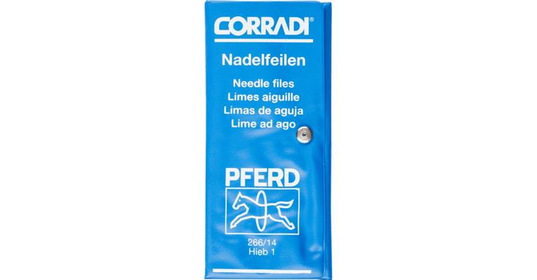 Präzisions-Nadelfeilen-Satz 12-tlg. Rolltasche 140mm Schweizer H1 mittel
