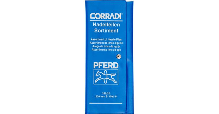 1041515103 Prec. needle files set, 12 pieces, medium grit, in case, L=200 mm, Swiss cut 0
