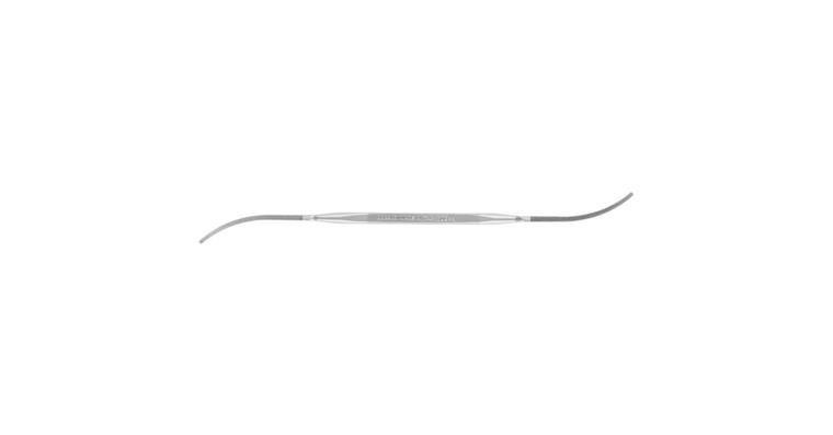 Riffling file, flat, 8.2x2.5 mm, L=180 mm, S-cut 2