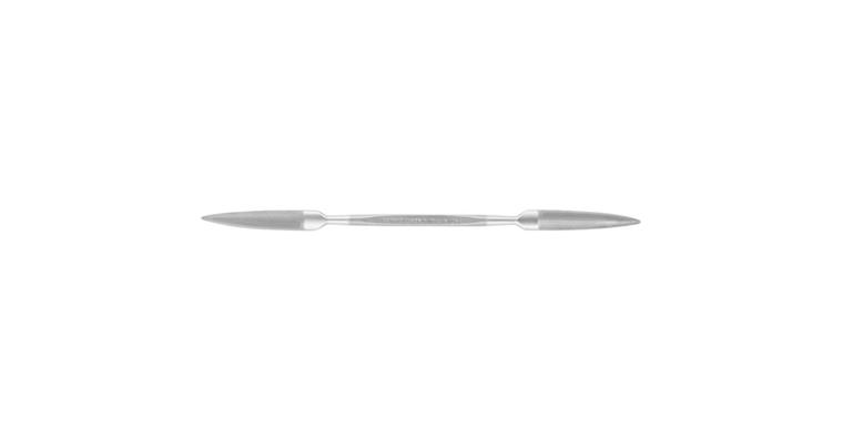 Riffling file, knife shape, 8.5x4 mm, L=180 mm, S-cut 2