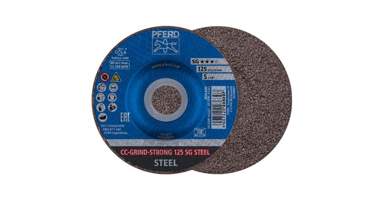 1001437726 Schleifscheibe CC-GRIND STRONG SG STEEL 125x22,23 mm