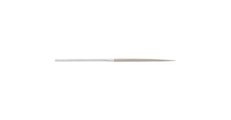 Diamond needle file, triangular, D 126 medium, length 140mm, shank dia. 3mm